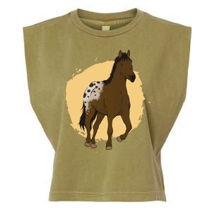 Farm Horse Running Garment-Dyed Women's Muscle Tee