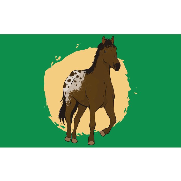 Farm Horse Running Bumper Sticker