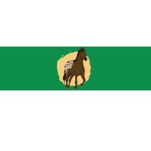 Farm Horse Running Bumper Sticker