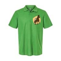 Farm Horse Running Softstyle Adult Sport Polo