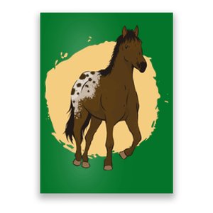 Farm Horse Running Poster