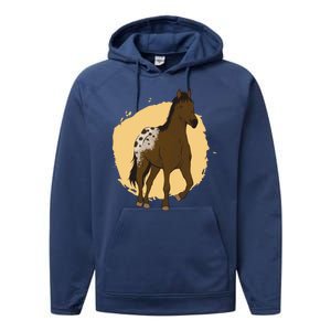 Farm Horse Running Performance Fleece Hoodie