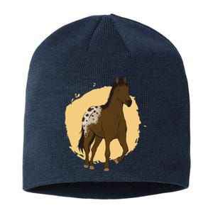 Farm Horse Running Sustainable Beanie