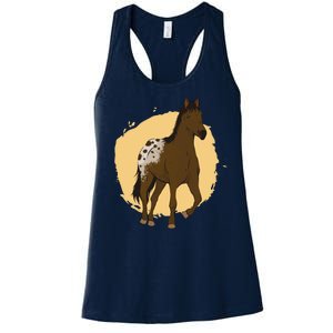 Farm Horse Running Women's Racerback Tank