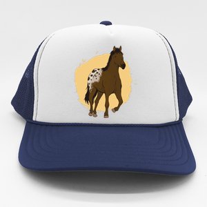 Farm Horse Running Trucker Hat