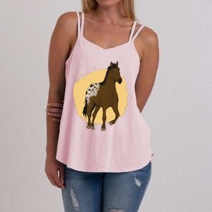 Farm Horse Running Women's Strappy Tank