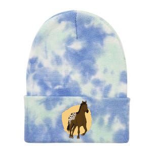 Farm Horse Running Tie Dye 12in Knit Beanie