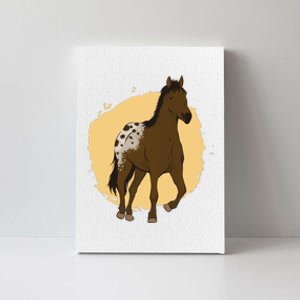 Farm Horse Running Canvas