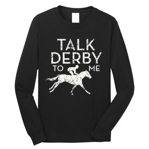 Funny Horse Racing Derby Race Owner Lover Copy Long Sleeve Shirt