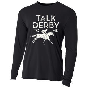 Funny Horse Racing Derby Race Owner Lover Copy Cooling Performance Long Sleeve Crew