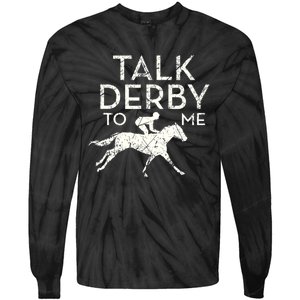 Funny Horse Racing Derby Race Owner Lover Copy Tie-Dye Long Sleeve Shirt