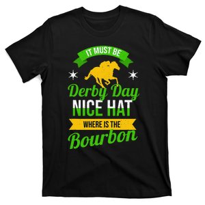 Funny Horse Racing It Must Be Derby Day KY Derby Horse T-Shirt