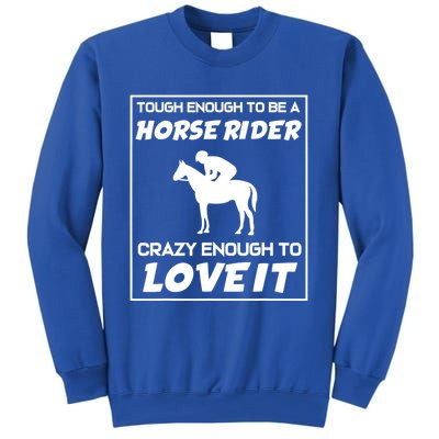 Funny Horseback Riding Horse Rider Great Gift Sweatshirt