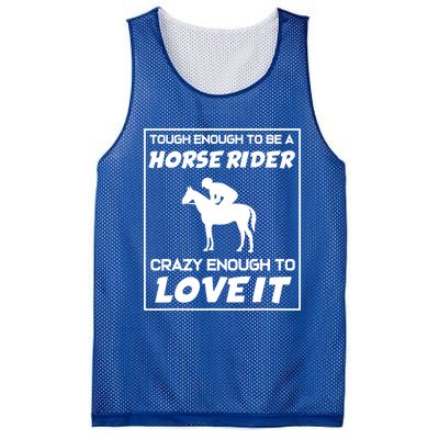 Funny Horseback Riding Horse Rider Great Gift Mesh Reversible Basketball Jersey Tank