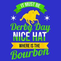 Funny Horse Racing It Must Be Derby Day KY Derby Horse Tall T-Shirt