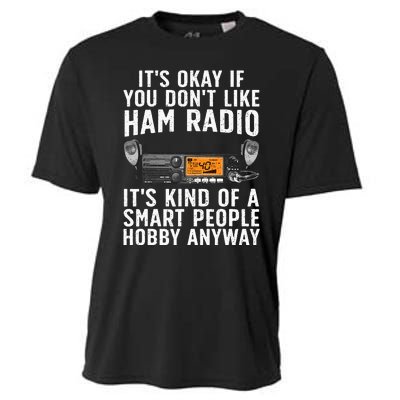 Funny Ham Radio Operator Art Cooling Performance Crew T-Shirt