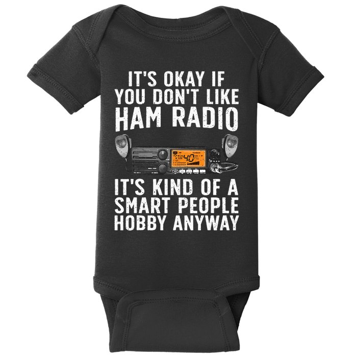 Funny Ham Radio Operator Art Baby Bodysuit