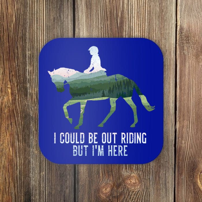 Funny Horseback Riding Gift Coaster