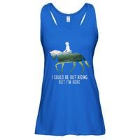 Funny Horseback Riding Gift Ladies Essential Flowy Tank