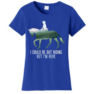 Funny Horseback Riding Gift Women's T-Shirt