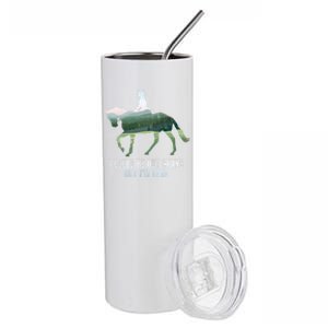 Funny Horseback Riding Gift Stainless Steel Tumbler