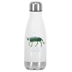 Funny Horseback Riding Gift Stainless Steel Insulated Water Bottle