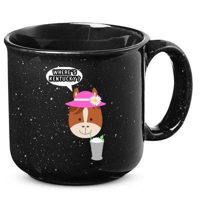 Funny Horse Racing Derby Where's Kentucky Party Gift 15oz Campfire Ceramic Mug