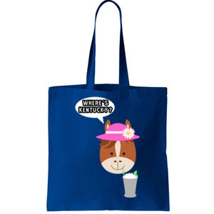 Funny Horse Racing Derby Where's Kentucky Party Gift Tote Bag