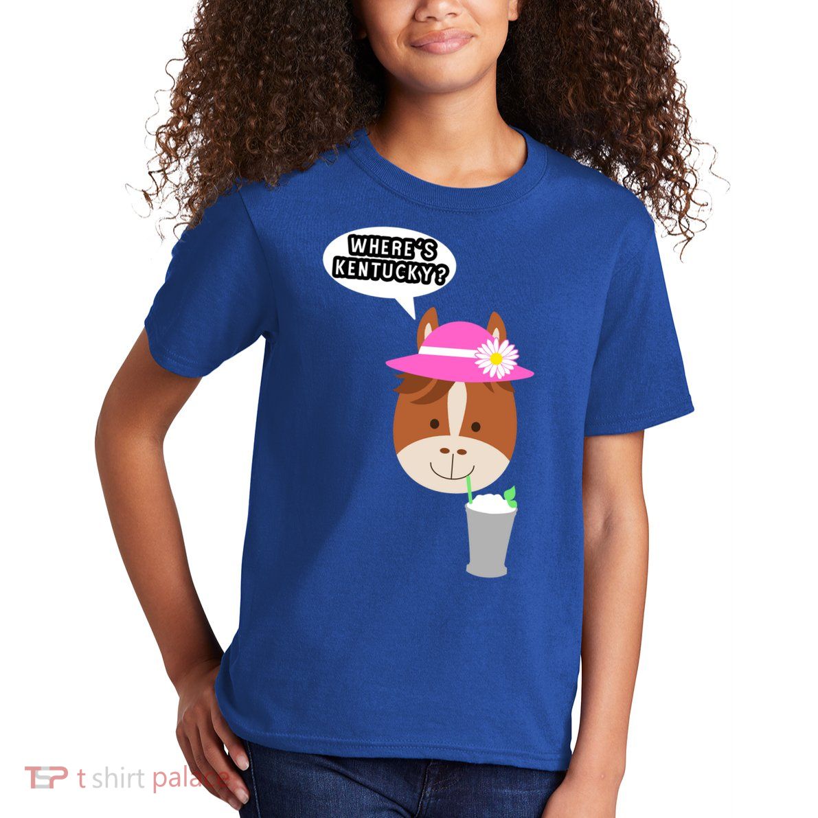 Funny Horse Racing Derby Where's Kentucky Party Gift Kids T-Shirt