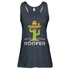 Fun Hilarious Roofing Joke Humor Funny Saying Roofer Ladies Essential Flowy Tank