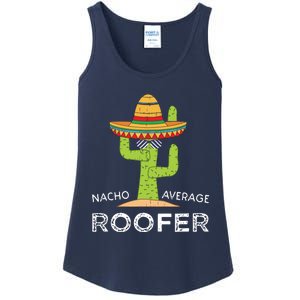 Fun Hilarious Roofing Joke Humor Funny Saying Roofer Ladies Essential Tank