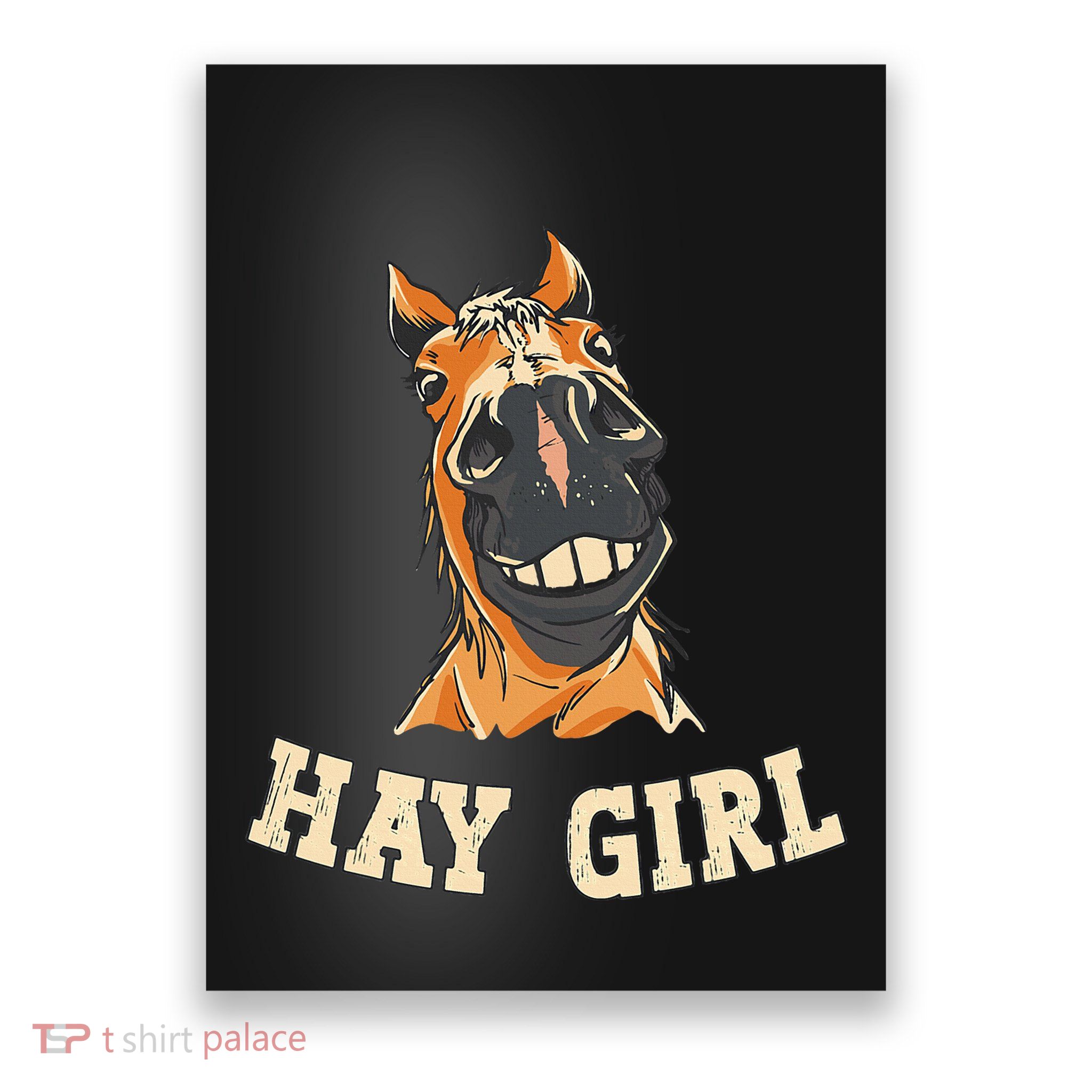Funny Horseback Riding Equestrian Funny Horse Poster