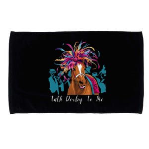 Funny Horse Racing On Derby Party 150th Ky Derby 2024 Microfiber Hand Towel