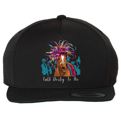 Funny Horse Racing On Derby Party 150th Ky Derby 2024 Wool Snapback Cap