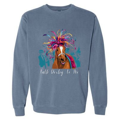 Funny Horse Racing On Derby Party 150th Ky Derby 2024 Garment-Dyed Sweatshirt