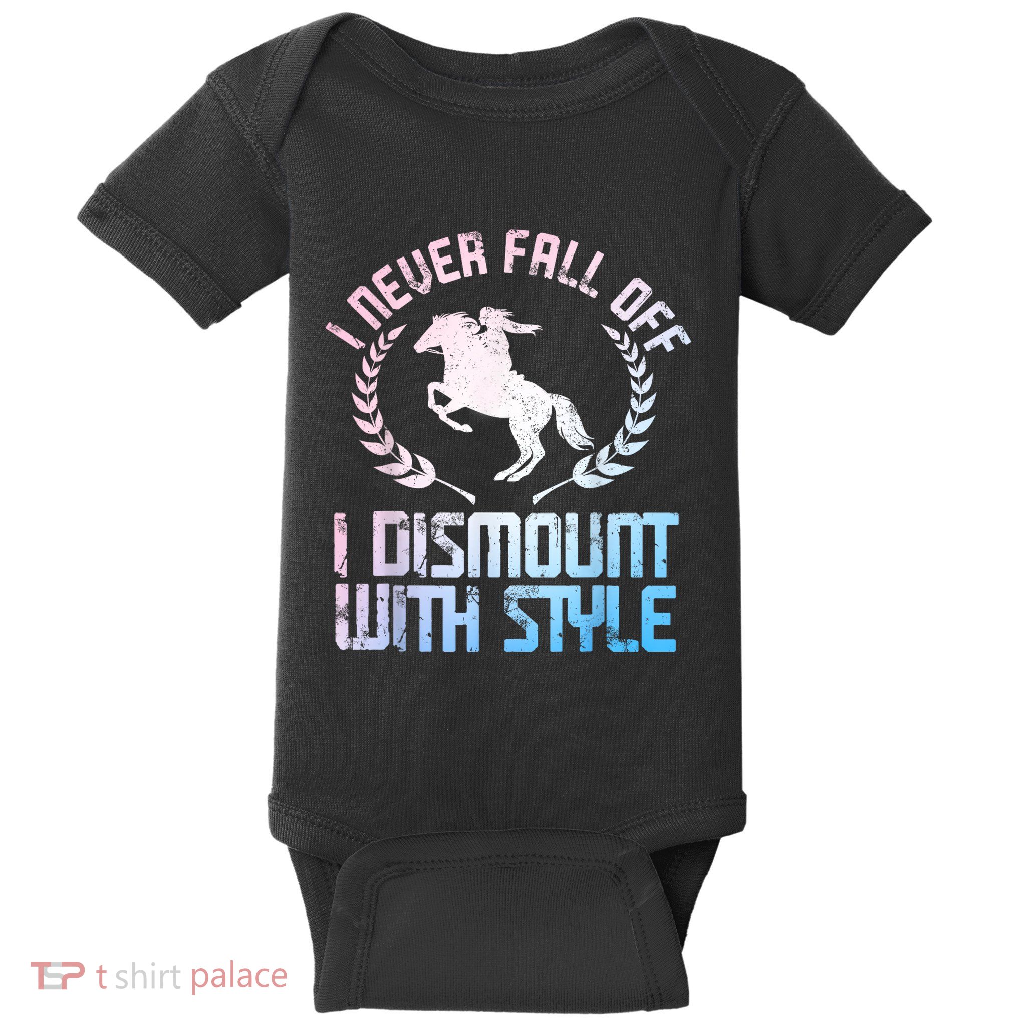 Funny Horse Racing Art For Women Horse Lover Equestrian Baby Bodysuit
