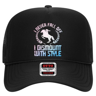 Funny Horse Racing Art For Women Horse Lover Equestrian Trucker Hat