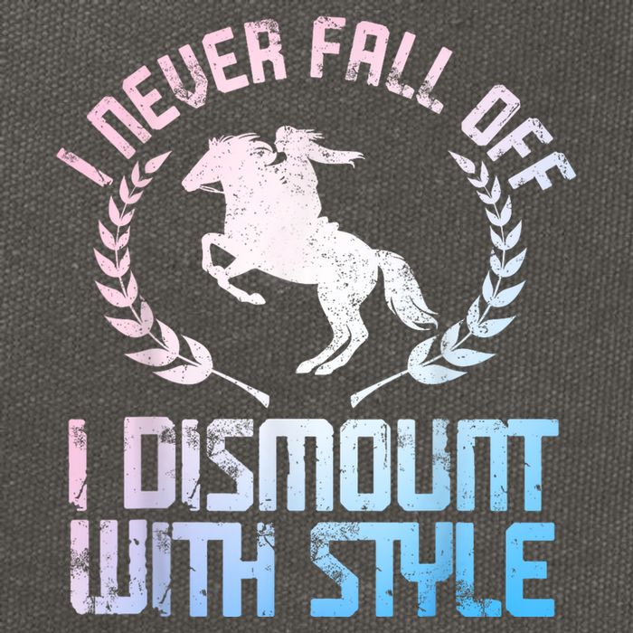 Funny Horse Racing Art For Women Horse Lover Equestrian Cotton Canvas Backpack