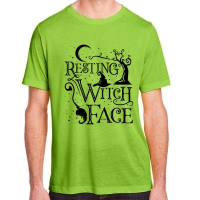 Funny Halloween Resting Witch Face Gift Adult ChromaSoft Performance T-Shirt