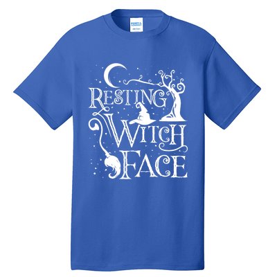 Funny Halloween Resting Witch Face Gift Tall T-Shirt