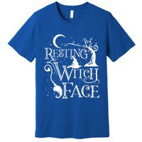 Funny Halloween Resting Witch Face Gift Premium T-Shirt