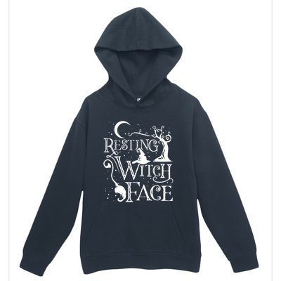 Funny Halloween Resting Witch Face Gift Urban Pullover Hoodie