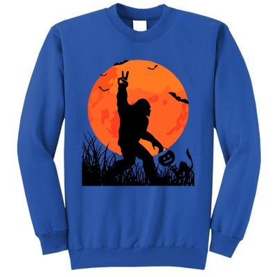 Funny Halloween Rocking Sasquatch Bigfoot Halloween Sweatshirt