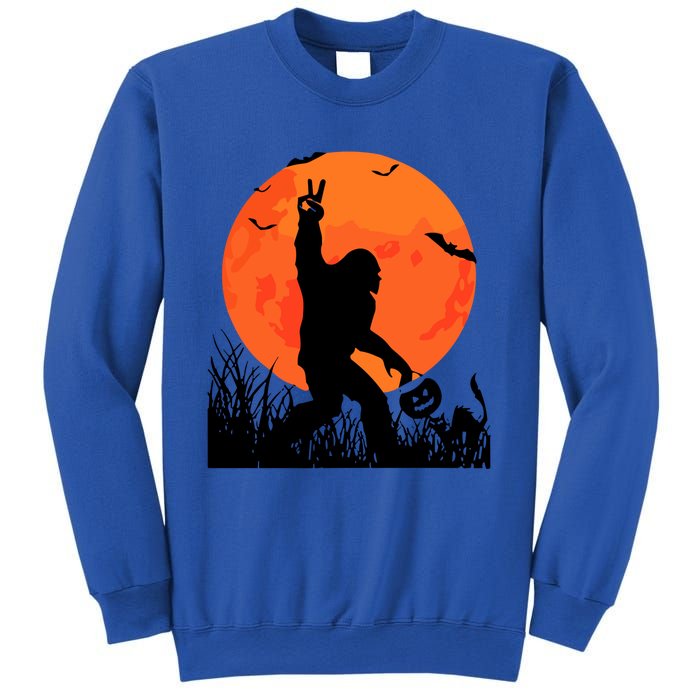 Funny Halloween Rocking Sasquatch Bigfoot Halloween Sweatshirt