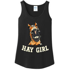 Funny Horseback Riding Equestrian Ladies Essential Tank