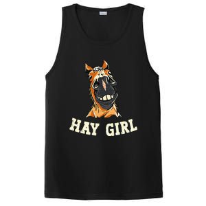 Funny Horseback Riding Equestrian PosiCharge Competitor Tank