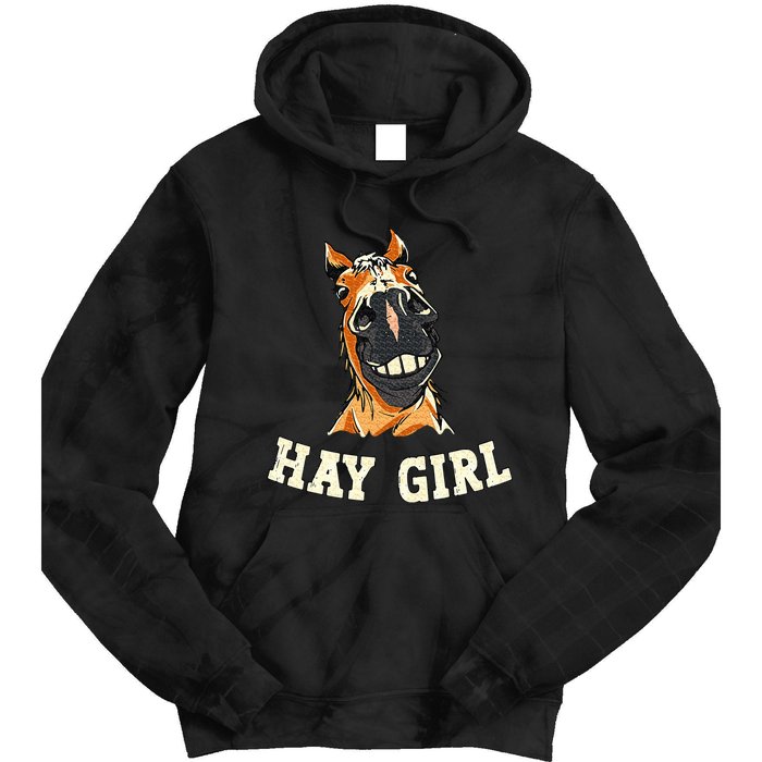 Funny Horseback Riding Equestrian Tie Dye Hoodie