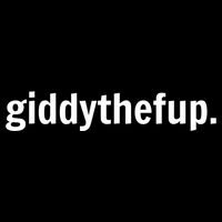 Funny Horse Racing Gift GIDDY THE F UP Flatbill Hat