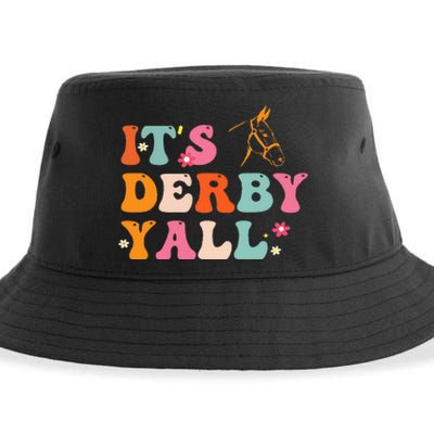 Funny Horse Racing ItS Derby Yall Sustainable Bucket Hat