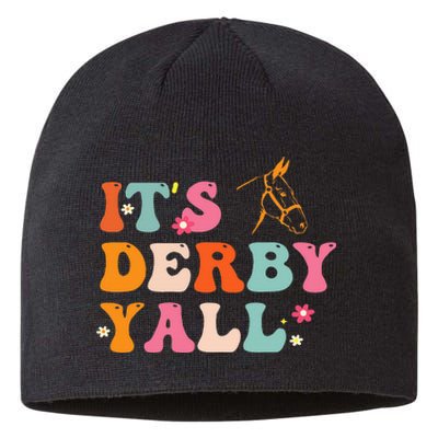 Funny Horse Racing ItS Derby Yall Sustainable Beanie